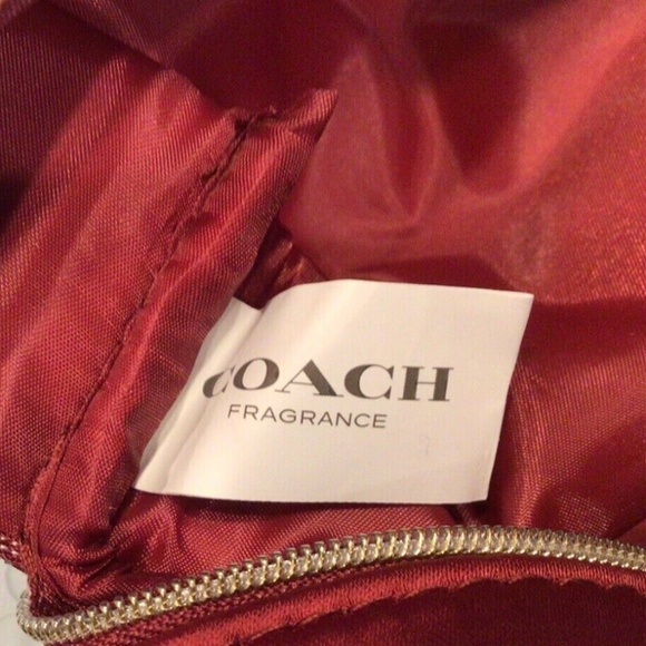 COACH Red Bag Pouch Zipper NEW TAGS SEALED - Picture 5 of 8